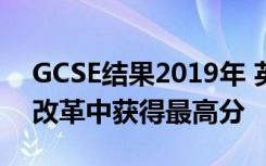 GCSE结果2019年 英格兰只有800名学生在改革中获得最高分