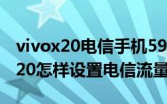 vivox20电信手机59元套餐流量多少 VIVOX20怎样设置电信流量