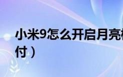 小米9怎么开启月亮模式（小米9怎么开通闪付）