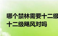 哪个禁林需要十二级飓风 角驮兽的禁林需要十二级飓风对吗