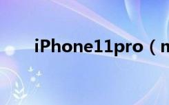 iPhone11pro（max怎么更新系统）