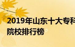 2019年山东十大专科学校排名 最新高职高专院校排行榜