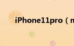 iPhone11pro（max怎么重启手机）