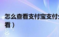 怎么查看支付宝支付分（支付宝支付分在哪里看）