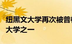 纽黑文大学再次被普林斯顿大学评为全国最佳大学之一