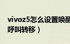 vivoz5怎么设置唤醒屏幕（vivoz5怎么设置呼叫转移）