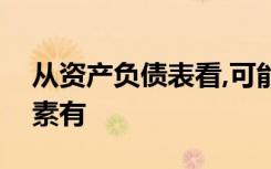 从资产负债表看,可能导致流动资产增加的因素有