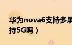 华为nova6支持多屏协同吗（华为nova6支持5G吗）