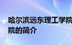 哈尔滨远东理工学院好吗 哈尔滨远东理工学院的简介