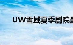 UW雪域夏季剧院呈现经典的杜朗喜剧