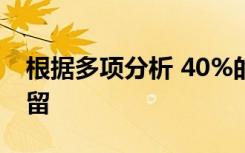 根据多项分析 40%的学生成功举措无助于保留