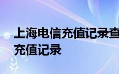 上海电信充值记录查询 电信营业厅怎么查询充值记录