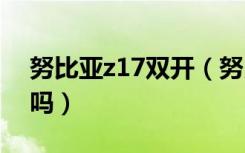 努比亚z17双开（努比亚Z17S支持双卡双待吗）