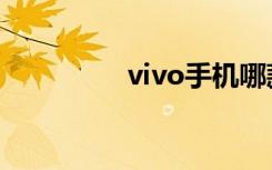 vivo手机哪款好（vivo）