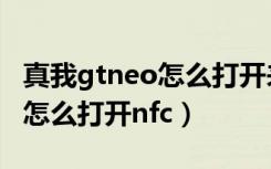 真我gtneo怎么打开来电闪光灯（真我gtneo怎么打开nfc）