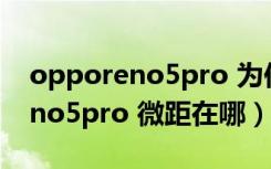 opporeno5pro 为何没有dc调光（opporeno5pro 微距在哪）