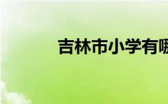 吉林市小学有哪些 那些比较好