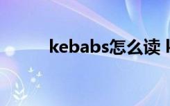 kebabs怎么读 kebabs英文解释