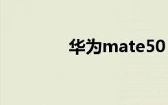 华为mate50（华为Mate）