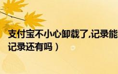 支付宝不小心卸载了,记录能找回吗（支付宝卸载了重新下载记录还有吗）