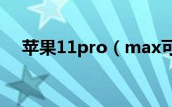 苹果11pro（max可以用普通充电器吗）