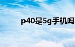 p40是5g手机吗（p40是曲屏吗）