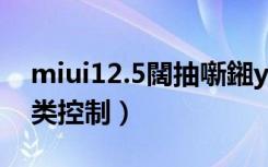 miui12.5闊抽噺鎺у埗（miui12声音怎么分类控制）