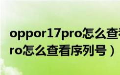 oppor17pro怎么查看私密相册（oppor17pro怎么查看序列号）