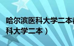 哈尔滨医科大学二本都有哪些专业（哈尔滨医科大学二本）