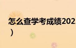 怎么查学考成绩2022河北省（查询入口在哪）