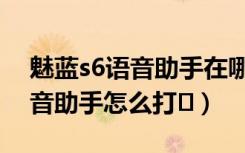 魅蓝s6语音助手在哪里设置铃声（魅蓝s6语音助手怎么打�）