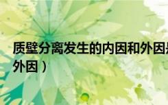 质壁分离发生的内因和外因是什么（质壁分离的条件及内因外因）