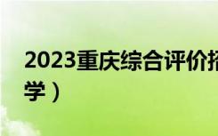 2023重庆综合评价招生院校名单（有哪些大学）