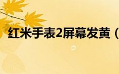 红米手表2屏幕发黄（红米手表2屏幕尺寸）