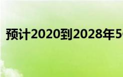 预计2020到2028年5G蜂窝基站将具有弹性