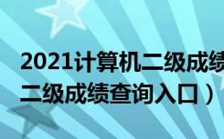 2021计算机二级成绩查询四川（2021计算机二级成绩查询入口）