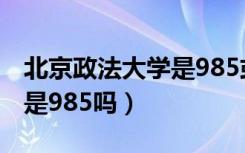 北京政法大学是985或211吗（北京政法大学是985吗）