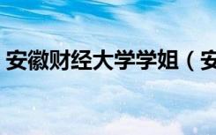 安徽财经大学学姐（安徽财经大学学工系统）