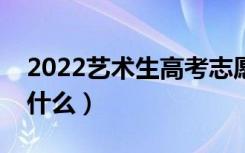 2022艺术生高考志愿填报指南（报考技巧是什么）