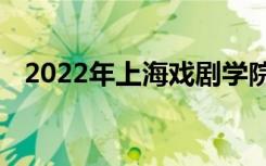 2022年上海戏剧学院艺术类专业录取规则