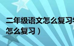 二年级语文怎么复习学过的课程（二年级语文怎么复习）