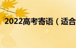 2022高考寄语（适合发朋友圈的唯美文案）