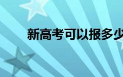 新高考可以报多少学校和专业志愿？