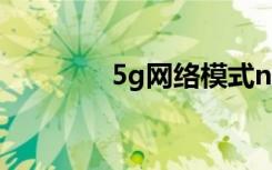 5g网络模式nsa与sa怎么选