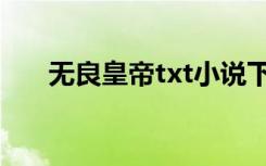 无良皇帝txt小说下载（无良皇帝txt）