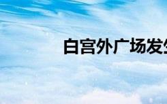 白宫外广场发生雷击4人重伤