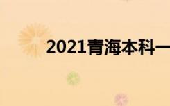 2021青海本科一段I段投档最低分