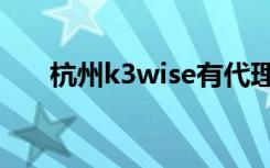 杭州k3wise有代理商吗（杭州k300）