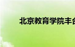 北京教育学院丰台分院做专题培训