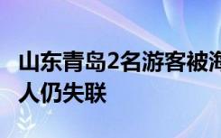 山东青岛2名游客被海浪卷入海中 一人遇难一人仍失联